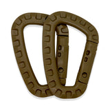K-Force - ABS Karabiner (2 stk) - Coyote fra K-Force Tactical - billede nr. 1 hos GrejFreak.dk