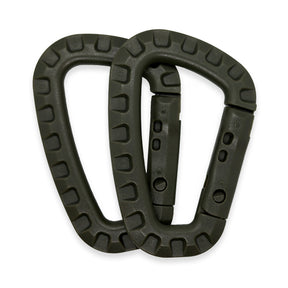 K-Force - ABS Karabiner (2 stk) - Olivengrøn fra K-Force Tactical - billede nr. 1 hos GrejFreak.dk