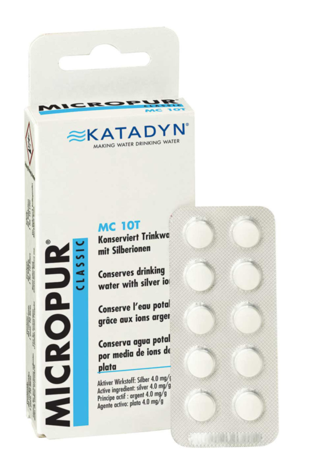 Katadyn - Micropur Classic MC 1T Vandkonservering (100 stk.) fra Katadyn - billede nr. 1 hos GrejFreak.dk