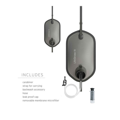 LifeStraw - Peak Series Gravity Vandfilter System 8L + 8L Blå fra LifeStraw - billede nr. 5 hos GrejFreak.dk