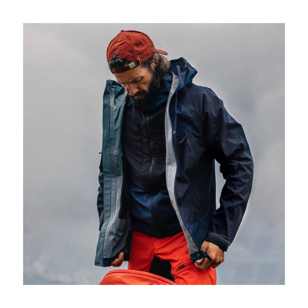 Lundhags - Padje Light Waterproof Herre Jakke Blå fra Lundhags - billede nr. 4 hos GrejFreak.dk