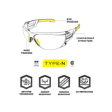 Mechanix Wear - Type N Briller (Klart Glas) fra Mechanix Wear - billede nr. 4 hos GrejFreak.dk