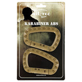 Mil-Tec - ABS Karabin (2-pak) // Sand / Ørken fra Mil-Tec - billede nr. 1 hos GrejFreak.dk