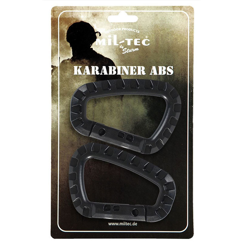 Mil-Tec - ABS Karabin (2-pak) // Sort fra Mil-Tec - billede nr. 1 hos GrejFreak.dk