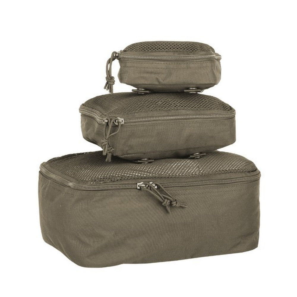 Mil-Tec - Mesh Pouch Sæt (3 pak) // Olivengrøn fra Mil-Tec - billede nr. 2 hos GrejFreak.dk
