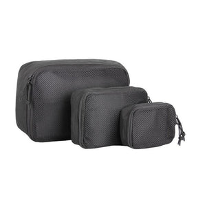 Mil-Tec - Mesh Pouch Sæt (3 pak) // Sort fra Mil-Tec - billede nr. 1 hos GrejFreak.dk