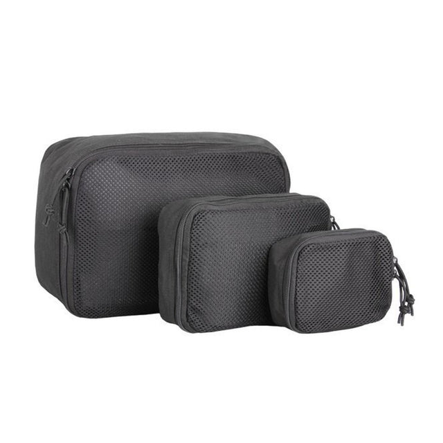 Mil-Tec - Mesh Pouch Sæt (3 pak) // Sort fra Mil-Tec - billede nr. 1 hos GrejFreak.dk