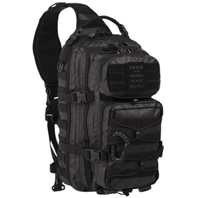 Mil-Tec - One Strap Assault Pack Large Tactical Black fra Mil-Tec - billede nr. 1 hos GrejFreak.dk