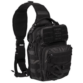 Mil-Tec - One Strap Assault Pack Small Tactical Black fra Mil-Tec - billede nr. 1 hos GrejFreak.dk
