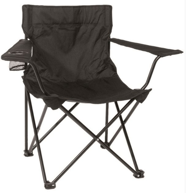Mil-Tec - Relax Campingstol // Sort fra Mil-Tec - billede nr. 2 hos GrejFreak.dk