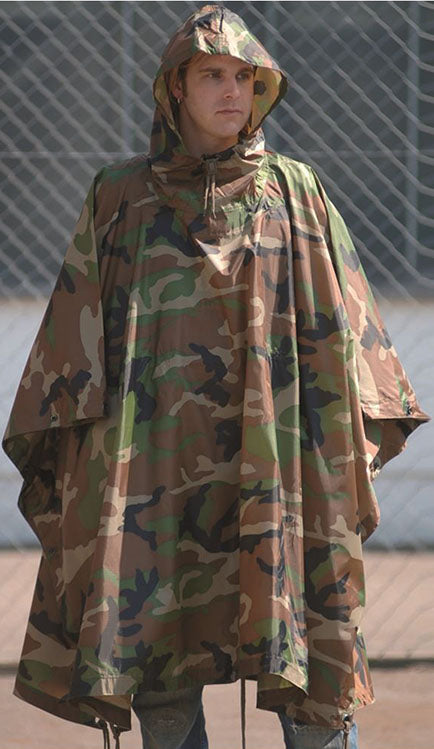 Mil-Tec - Ripstop Regnslag Woodland Camouflage fra Mil-Tec - billede nr. 1 hos GrejFreak.dk