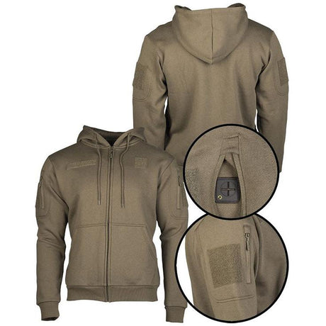 Mil-Tec - Tactical Hoodie Hættetrøje // Olivengrøn fra Mil-Tec - billede nr. 3 hos GrejFreak.dk