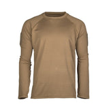 Mil-Tec - Tactical Quick Dry Langærmet T-Shirt // Mørk Sand / Coyote fra Mil-Tec - billede nr. 1 hos GrejFreak.dk