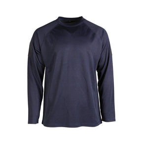 Mil-Tec - Tactical Quick Dry Langærmet T-Shirt // Mørkeblå fra Mil-Tec - billede nr. 1 hos GrejFreak.dk
