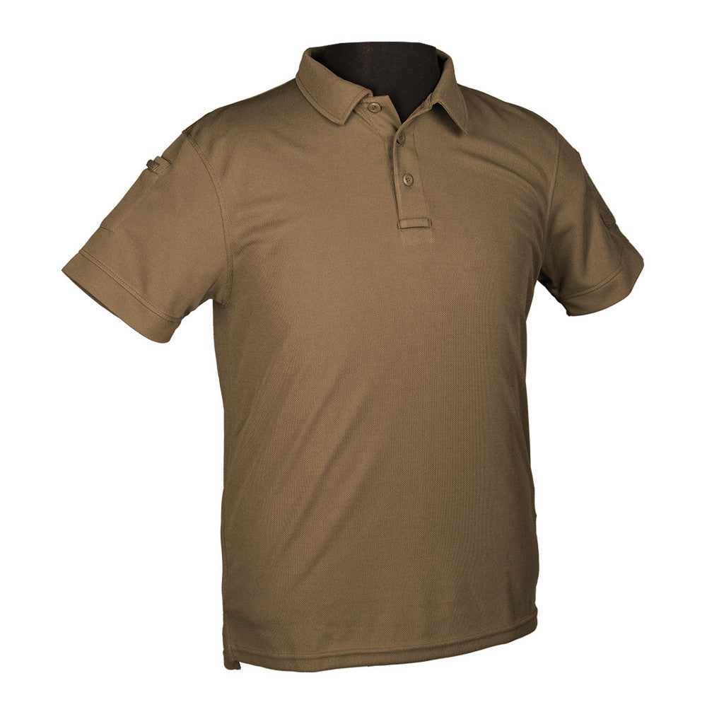 Mil-Tec - Tactical Quickdry Herre Polo T-shirt // Olivengrøn fra Mil-Tec - billede nr. 1 hos GrejFreak.dk