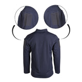 Mil-Tec - Tactical Quickdry Langærmet Herre Polo // Mørkeblå fra Mil-Tec - billede nr. 2 hos GrejFreak.dk