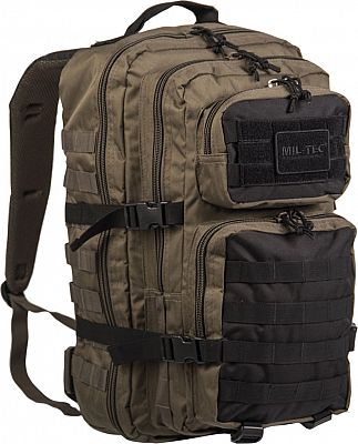 Mil-Tec - US Assault Pack Large 36L Rygsæk // Olivengrøn / Sort fra Mil-Tec - billede nr. 1 hos GrejFreak.dk