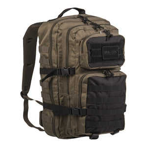 Mil-Tec - US Assault Pack Large 36L Rygsæk // Olivengrøn / Sort fra Mil-Tec - billede nr. 1 hos GrejFreak.dk