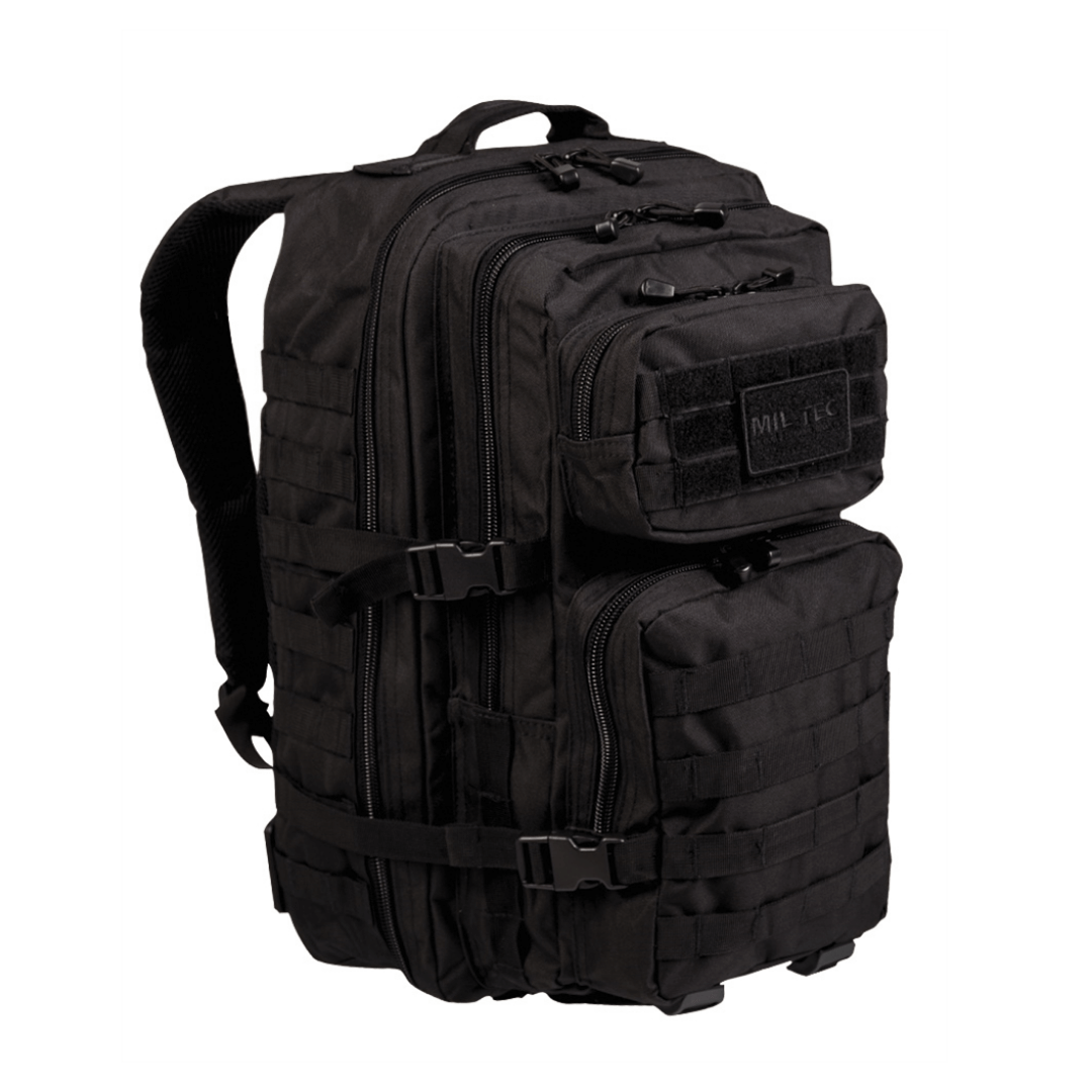 Mil-Tec - US Assault Pack Large 36L Rygsæk // Sort fra Mil-Tec - billede nr. 1 hos GrejFreak.dk
