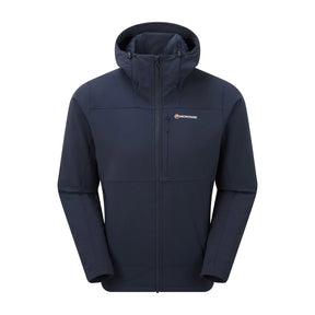 Montane - Krypton Herre Softshell Hoodie // Eclipse Blue fra Montane - billede nr. 1 hos GrejFreak.dk