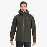 Montane - Phase Herre Vandtæt Jakke Mørkegrøn fra Montane - billede nr. 3 hos GrejFreak.dk