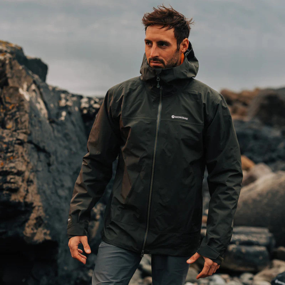 Montane - Phase Herre Vandtæt Jakke Mørkegrøn fra Montane - billede nr. 4 hos GrejFreak.dk