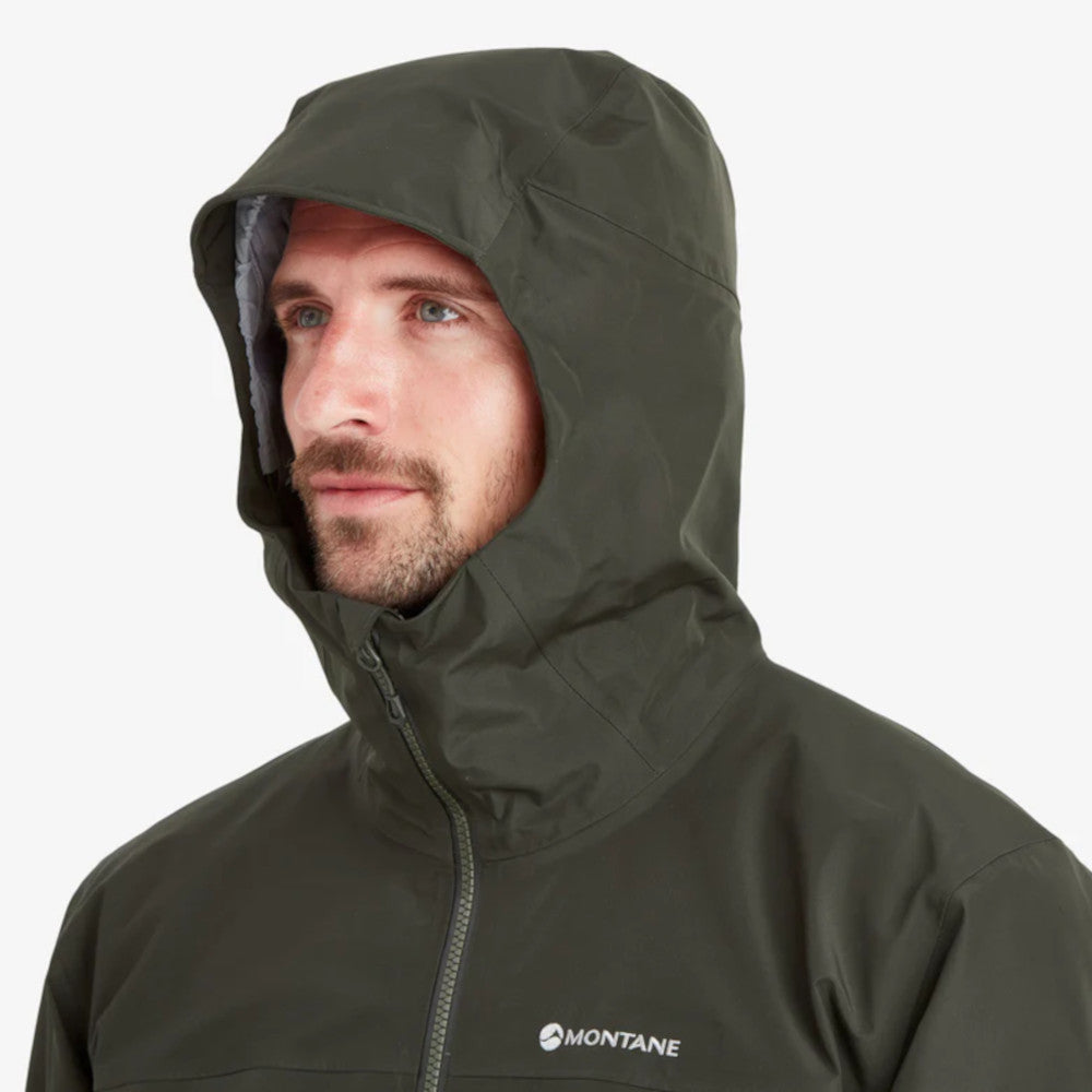 Montane - Phase Herre Vandtæt Jakke Mørkegrøn fra Montane - billede nr. 6 hos GrejFreak.dk