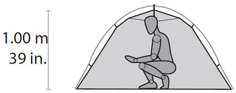 MSR - Hubba Hubba NX 2-personers Telt // Grøn fra MSR - billede nr. 6 hos GrejFreak.dk