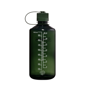 Nalgene - Narrow Mouth Sustain Drikkeflaske 1L // Mørkegrøn fra Nalgene - billede nr. 1 hos GrejFreak.dk