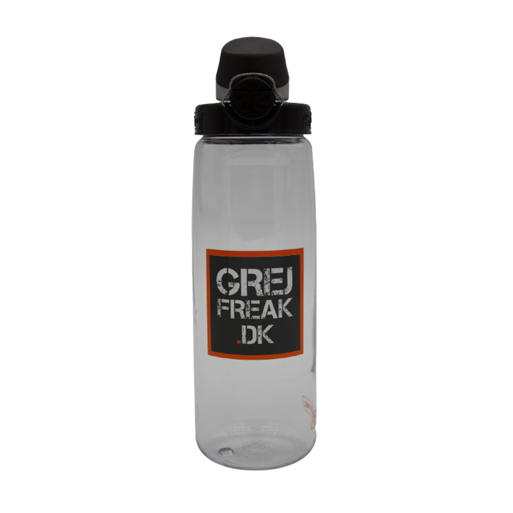 Nalgene - On The Fly Drikkedunk m. GrejFreak.dk Logo // Klar m. sort låg fra Nalgene - billede nr. 1 hos GrejFreak.dk
