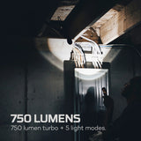 Nebo - Master Series FL750 Genopladelig Lommelygte 750 Lumen fra NEBO - billede nr. 6 hos GrejFreak.dk