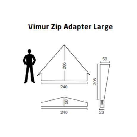 Nordisk - Vimur Zip Adapter Large fra Nordisk - billede nr. 7 hos GrejFreak.dk