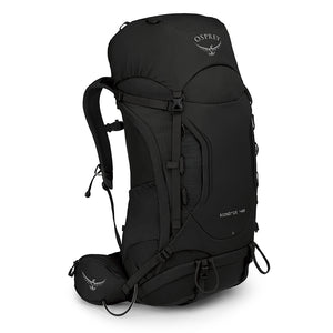 Osprey - Kestrel Herre Vandrerygsæk 48L // Sort fra Osprey - billede nr. 1 hos GrejFreak.dk