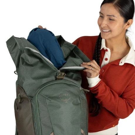 Osprey - Transporter Roll Top Rygsæk // Sort fra Osprey - billede nr. 6 hos GrejFreak.dk