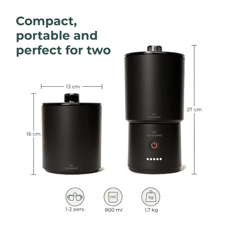 Outinspire - The Cooker XA Transportabel EL-koger og Power Bank 9.000 mAh fra GrejFreak.dk - billede nr. 2 hos GrejFreak.dk