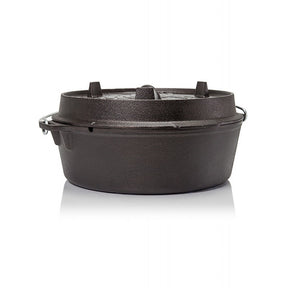 Petromax - Dutch Oven ft6 Fladbundet Støbejernsgryde 5,5L fra Petromax - billede nr. 1 hos GrejFreak.dk