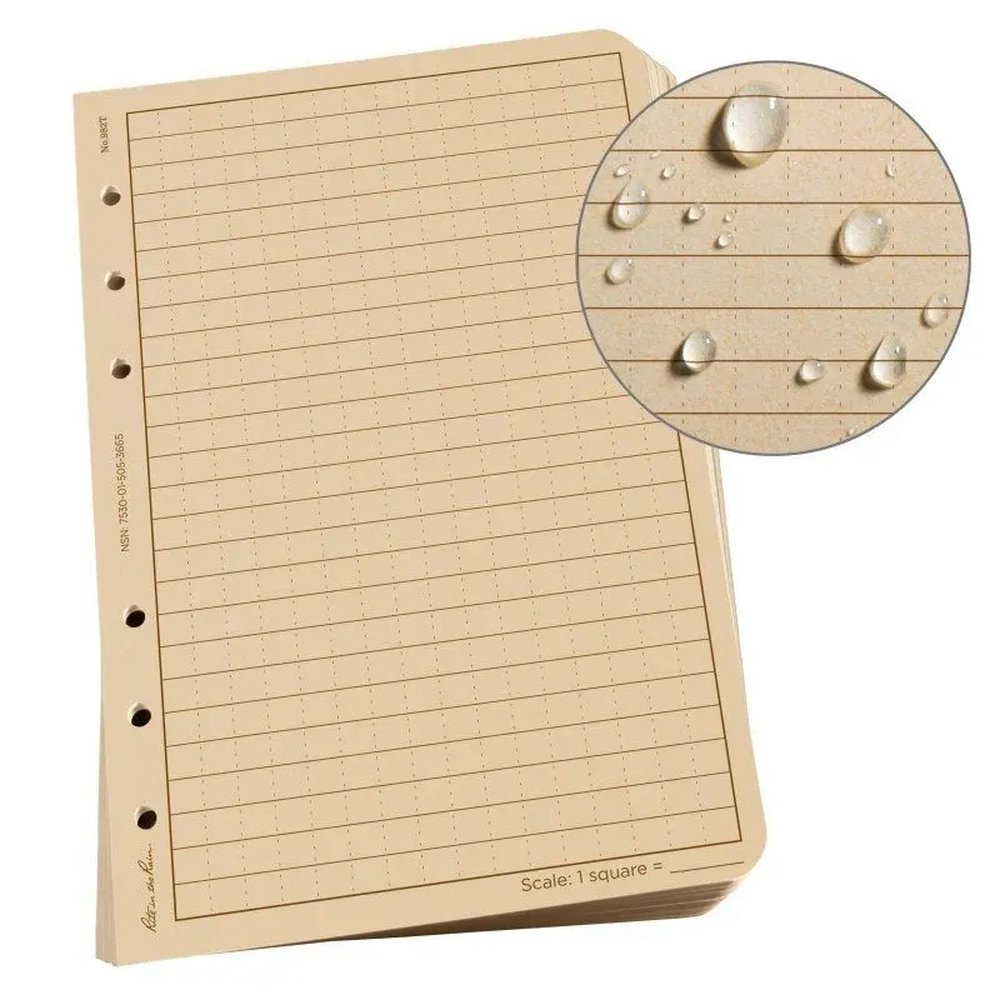 Rite In The Rain - Standard Loose Leaf // Sand fra Rite in the Rain - billede nr. 1 hos GrejFreak.dk
