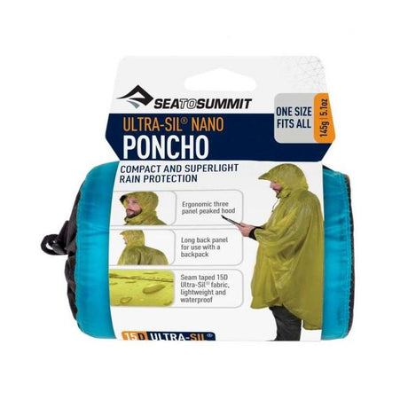 Sea to Summit - Ultra-Sil Nano Poncho // Blå fra Sea To Summit - billede nr. 3 hos GrejFreak.dk