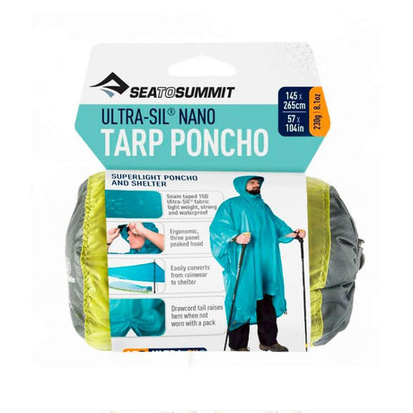 Sea to Summit - Ultra-Sil Nano Tarp Poncho // Lime Grøn fra Sea To Summit - billede nr. 3 hos GrejFreak.dk