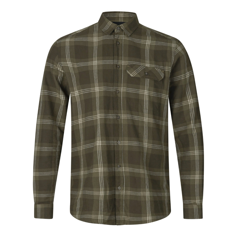 Seeland - Highseat Skjorte Pine Green Check fra Seeland - billede nr. 1 hos GrejFreak.dk