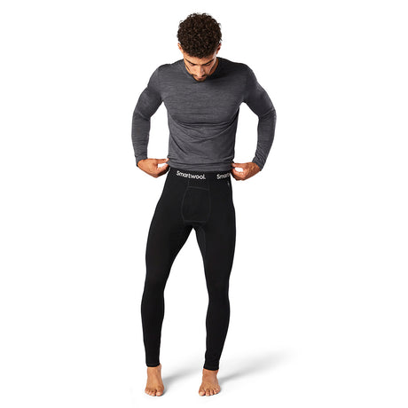 Smartwool - Classic All-Season Merino Herre Lange Underbukser Sort fra Smartwool - billede nr. 2 hos GrejFreak.dk