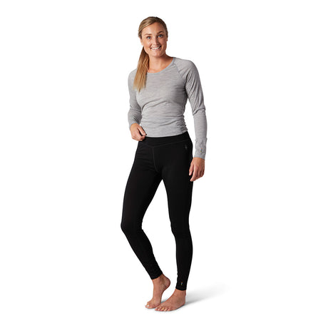 Smartwool - Merino Classic All-Season Base Layer Lange Dame Underbukser Sort fra Smartwool - billede nr. 2 hos GrejFreak.dk