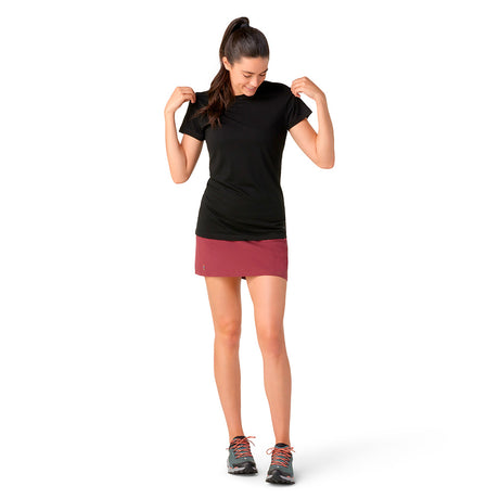 Smartwool - Merino Kortærmet Dame T-shirt Sort fra Smartwool - billede nr. 2 hos GrejFreak.dk