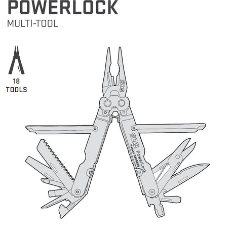 SOG Knives - PowerLock EOD Multi-Tool m. Nylon Etui fra SOG knives - billede nr. 12 hos GrejFreak.dk