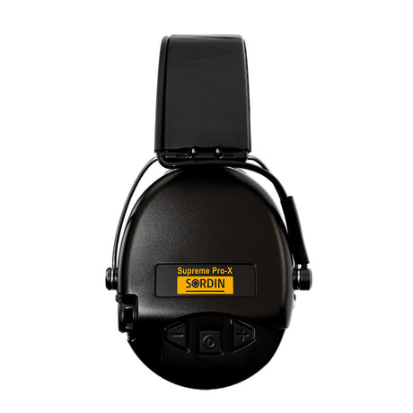 Sordin - Supreme Pro-X Black Leather Elektronisk Høreværn 82 dB fra Sordin - billede nr. 4 hos GrejFreak.dk