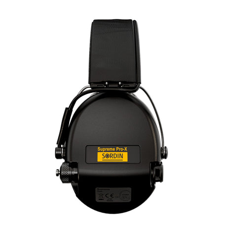 Sordin - Supreme Pro-X Black Leather Elektronisk Høreværn 82 dB fra Sordin - billede nr. 5 hos GrejFreak.dk