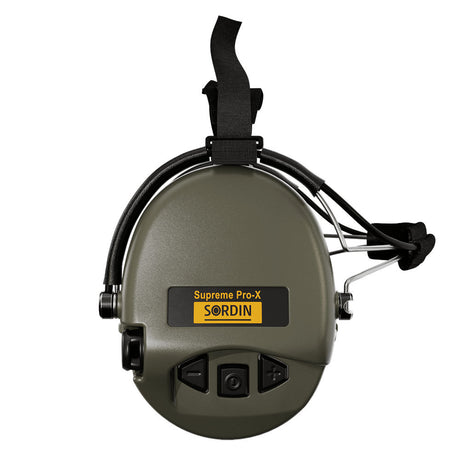 Sordin - Supreme Pro X Neckband Høreværn // Olivengrøn fra Sordin - billede nr. 5 hos GrejFreak.dk
