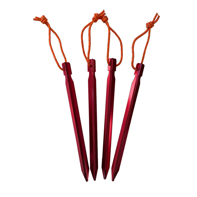 Sunny Hiker - Aluminium Letvægtspløkker (4-pak) fra Sunny Hiker - billede nr. 1 hos GrejFreak.dk