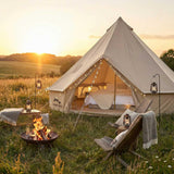 Sunny Hiker - Bomuld Large 10-personers Klokketelt // Beige fra Sunny Hiker - billede nr. 2 hos GrejFreak.dk