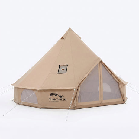 Sunny Hiker - Bomuld Medium 8-personers Klokketelt fra Sunny Hiker - billede nr. 1 hos GrejFreak.dk